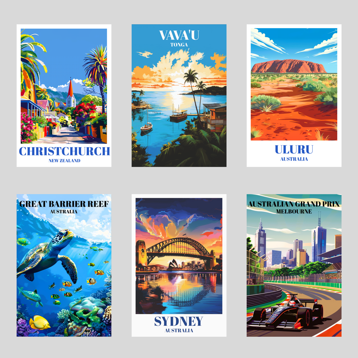 Australian Travel Posters