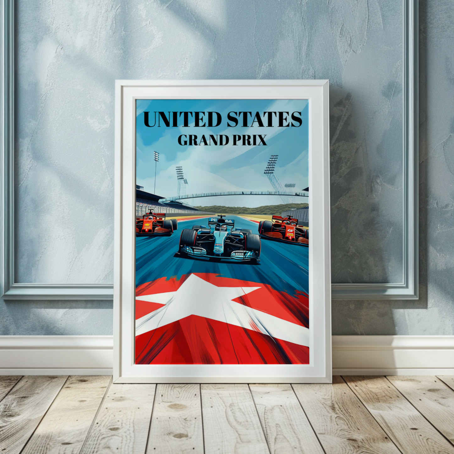 Formula 1 Grand Prix United States Poster, Austin Texas
