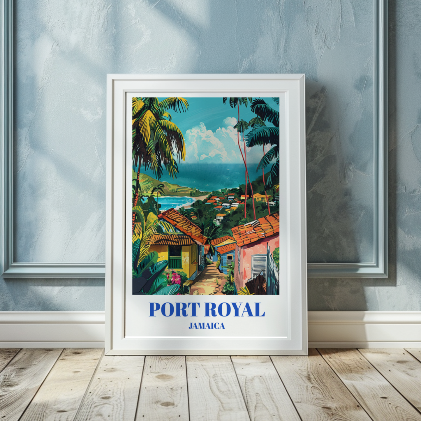 Port Royal Jamaica Travel Poster: Explore Historic Pirate Lore