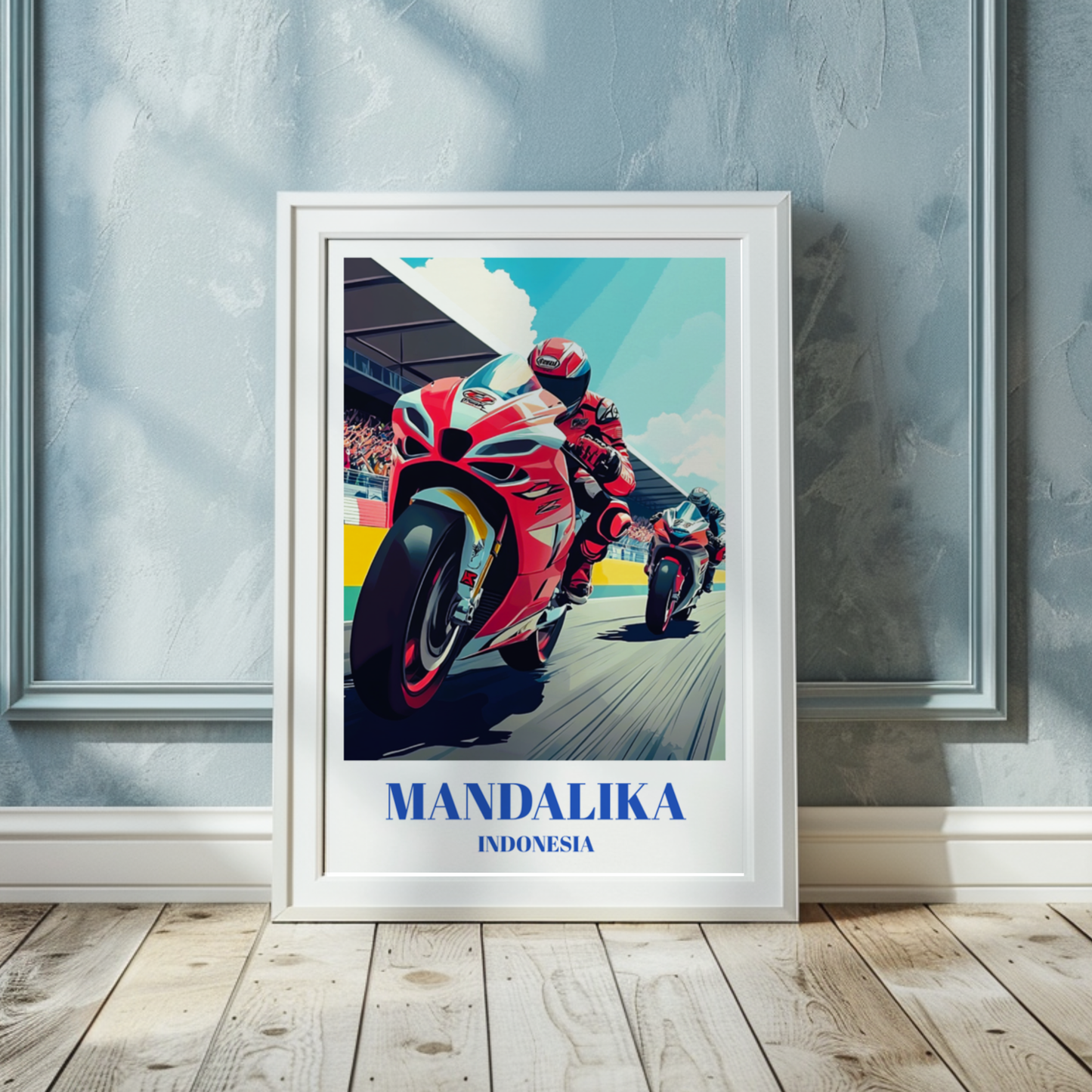 Indonesia Pertamina Mandalika International Circuit Travel Poster