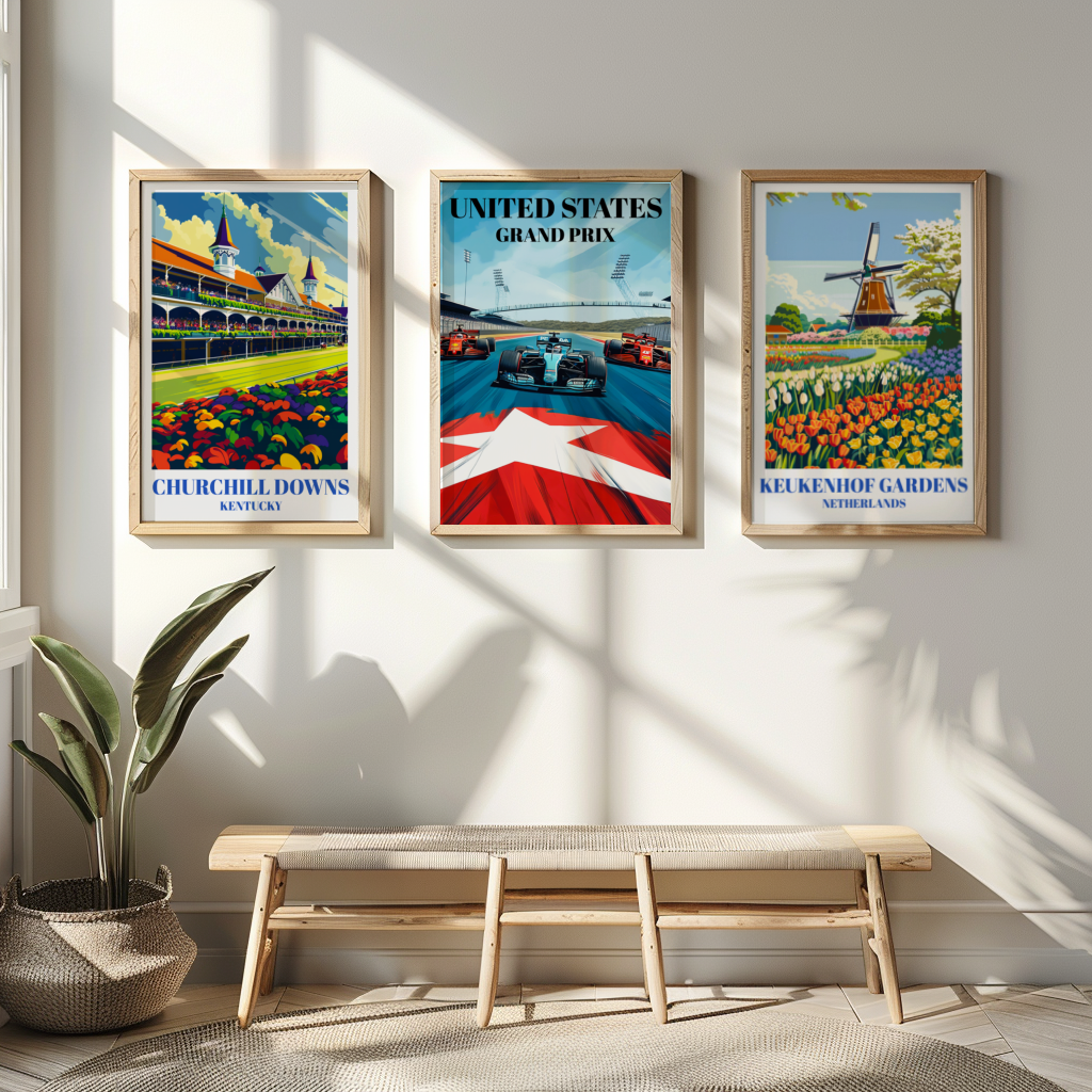 Formula 1 Grand Prix United States Poster, Austin Texas