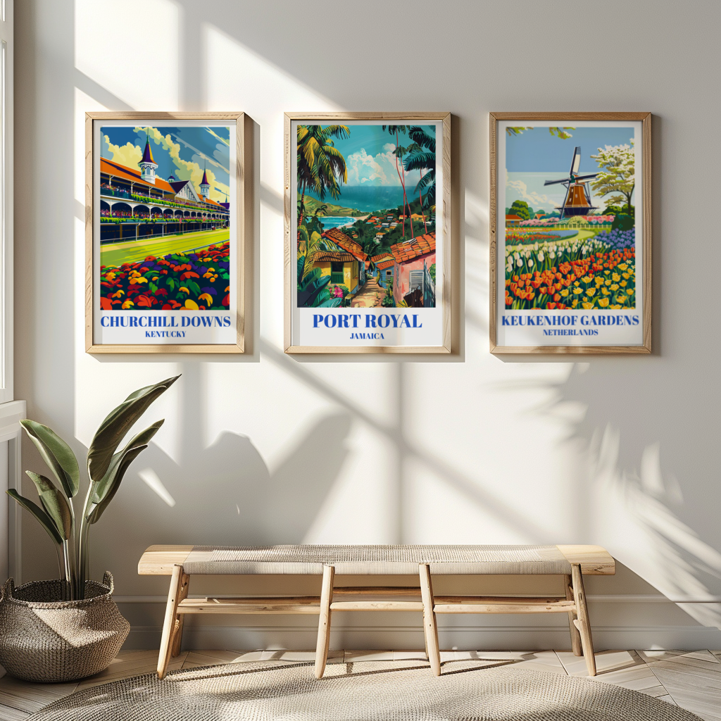 Port Royal Jamaica Travel Poster: Explore Historic Pirate Lore