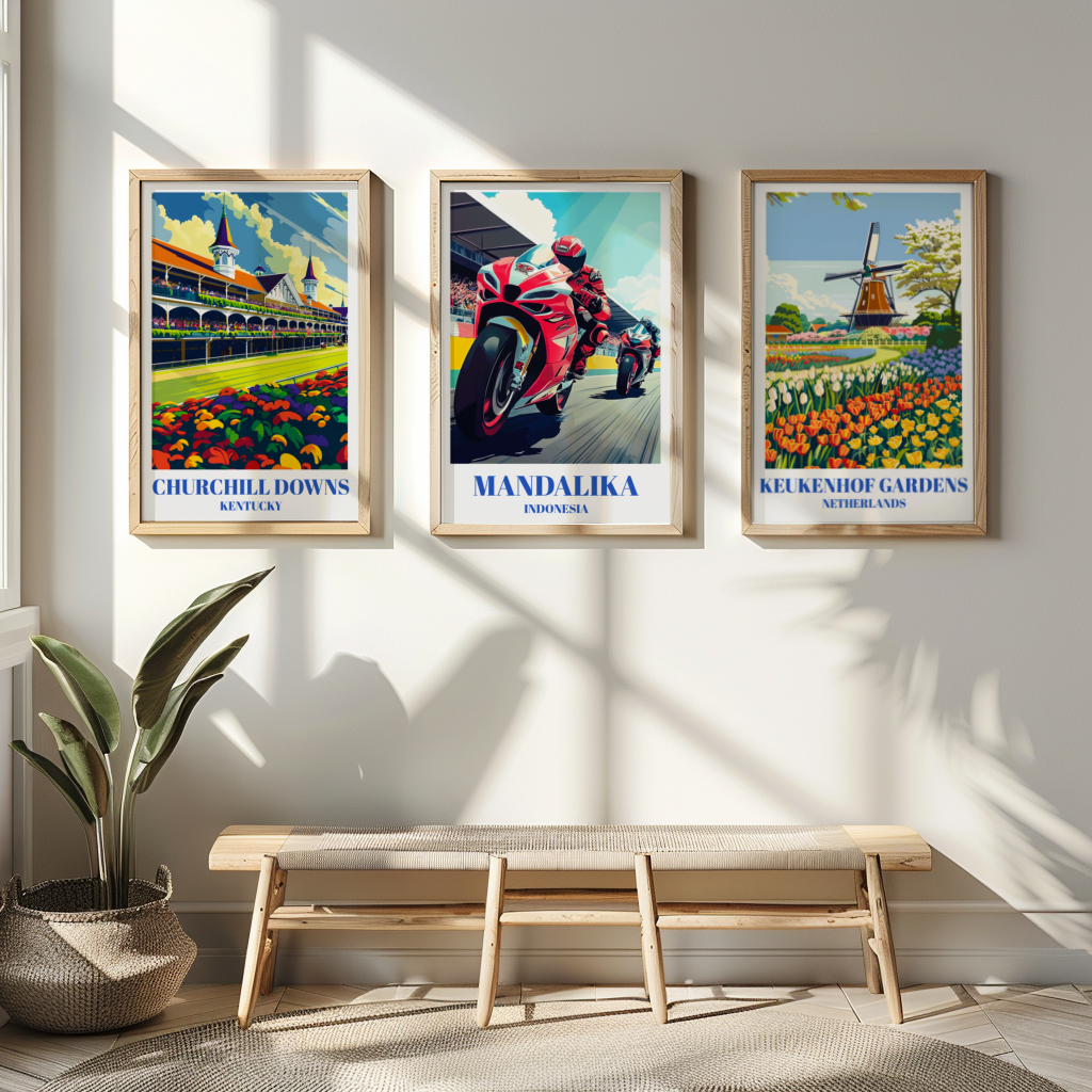 Indonesia Pertamina Mandalika International Circuit Travel Poster