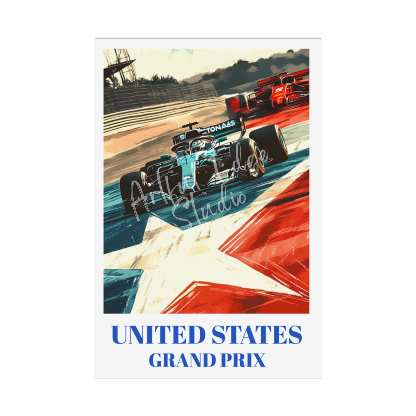 Formula 1 Grand Prix United States Poster, Austin Texas
